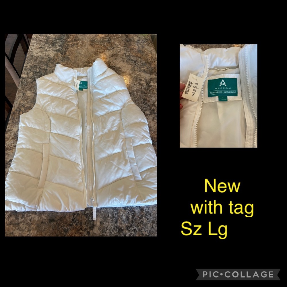 NWT white Aeropostale vest